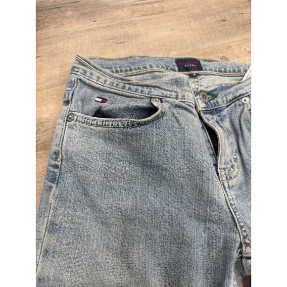 VTG Y2K Tommy Hilfiger Womens Flare Leg Jeans Size 3 - Picture 6 of 13